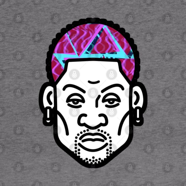 rodzilla-dennis Rodman design by MN-STORE